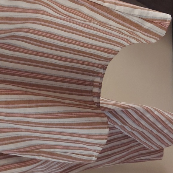 SHEIN Frenchy Ruffle Armhole Open Tieback Striped Jumpsuit - Picture 9 of 16